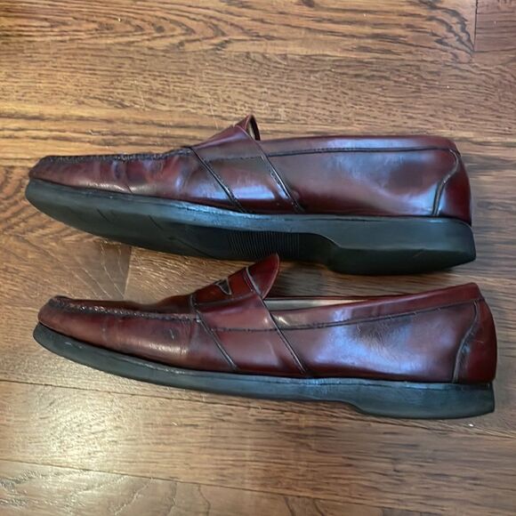 ‎Allen Edmonds Cameron brown penny loafers main image 2